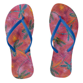 Chinelos Dragonfly Dance Fuschia rosa