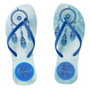 Chinelos Dreamy Blue Dream Catcher Monograma