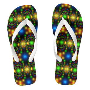 Chinelos Enfeite de Natal Design Fractal