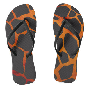 Chinelos Estampa de Girafa da Selva