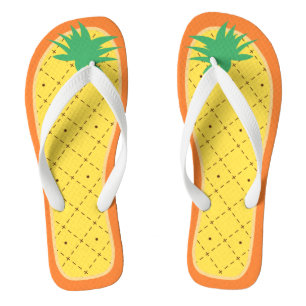 Chinelos Estilo de Fruta Tropical de Verão, Engraçado de Ab