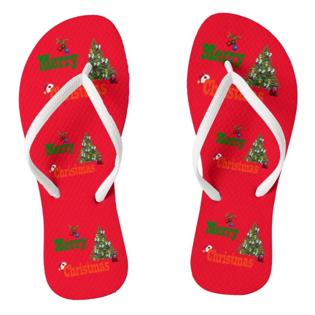 Chinelos Estilo de Natal do Lawn Bowls (Pé da cama)