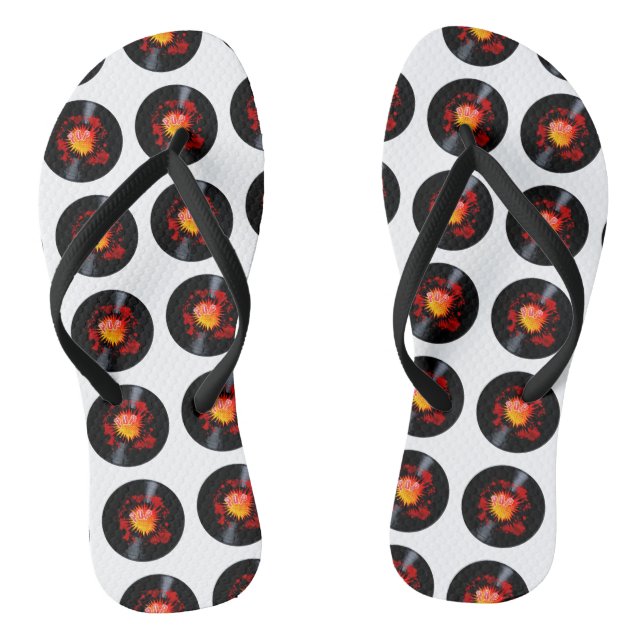 Chinelos Explosão de discos de música Pop (Pé da cama)