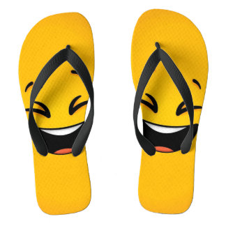 Chinelos Face feliz amarela