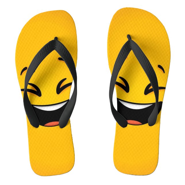 Chinelos Face feliz amarela (Pé da cama)
