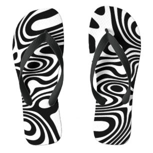 Chinelos Fantasia Louca Zebra Stripes Padrões