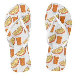 Chinelos Fatia fresca de Fruta de sumo de laranja de laranj