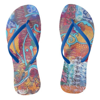 chinelos "Feliz dia"