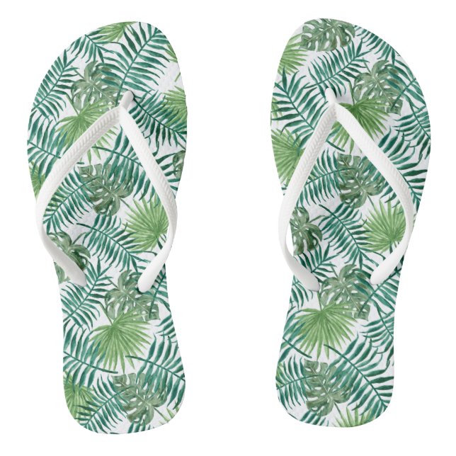Chinelos Ferns & Palms (Pé da cama)
