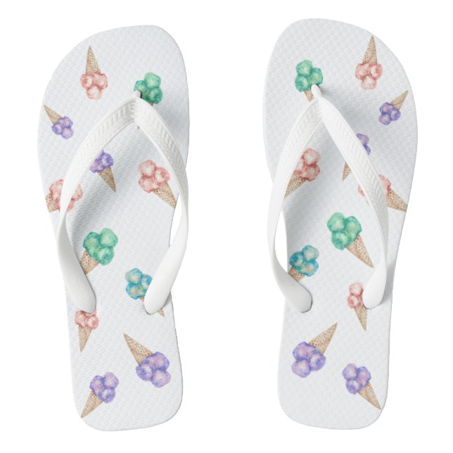 Chinelos Festa de verão de Sorvete divertido favorece chine (Pé da cama)