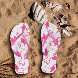 Chinelos Flamingos Rosa