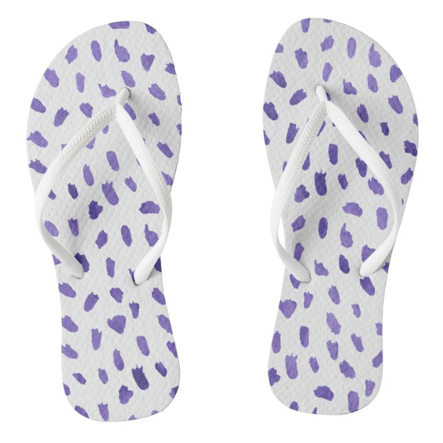 Chinelos Flip Flops - Purple Pattern (Pé da cama)