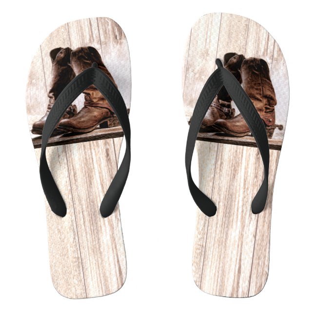 Chinelos Flipflop Sandals botas país rusticado visto ociden (Pé da cama)