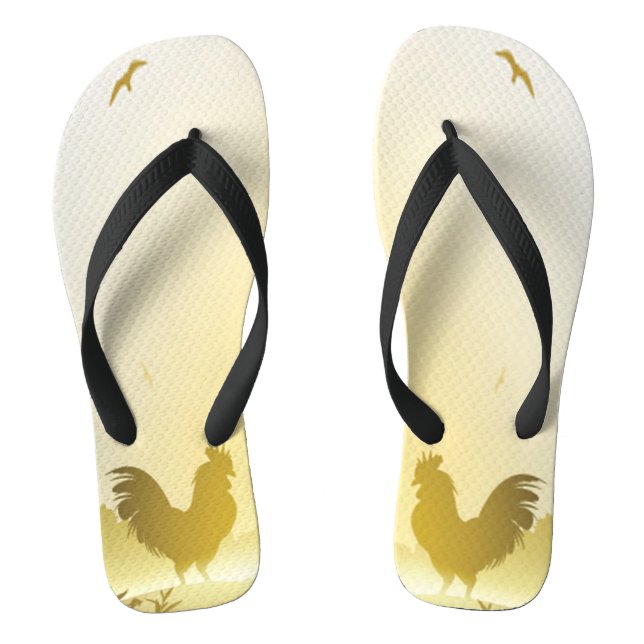 Chinelos Flipflop Sandals Sunny Morning Fazenda País Russo (Pé da cama)