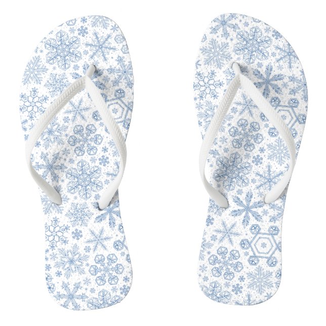 Chinelos Flocos de neve de cinza esbranquiçada (Pé da cama)