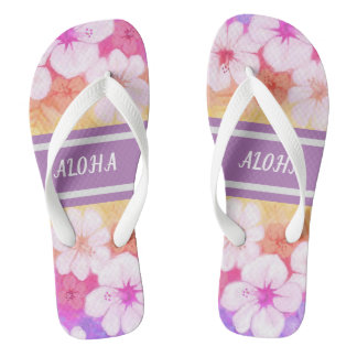 Chinelos Flor Havaiana Aloha 01