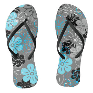 Chinelos Flor Rain Havaiano Retro Floral