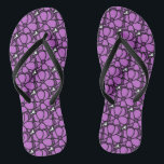 Chinelos Flor roxa<br><div class="desc">Este é um desenho original que seja feito a varredura e limpado para a reprodução</div>