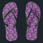 Chinelos Flor roxa<br><div class="desc">Este é um desenho original que seja feito a varredura e limpado para a reprodução</div>