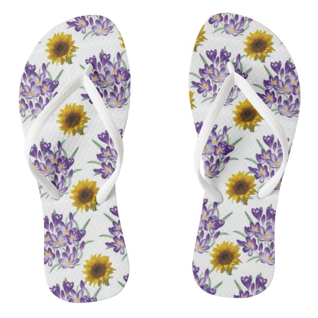 Chinelos Floral (Pé da cama)