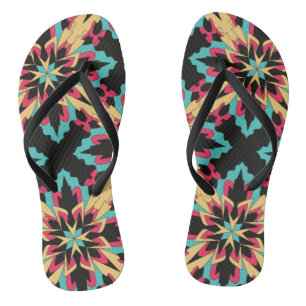 Chinelos Floral E Glamour Sem Costura Moda Fofa