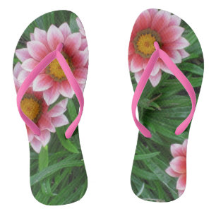 Chinelos Flores Rosa