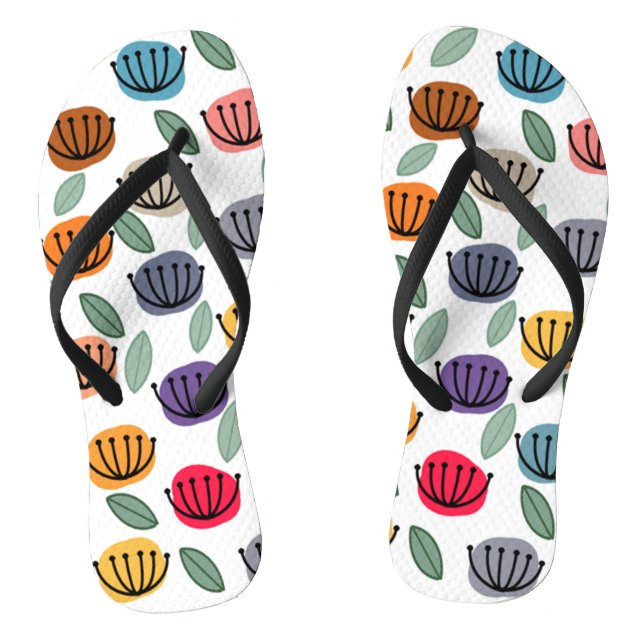 Chinelos Flores Scandi Cup (Pé da cama)