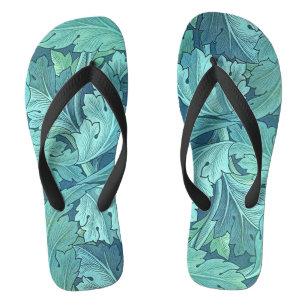 Chinelos Folha Azul Acanthus