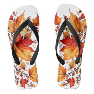 Chinelos Folhas caem