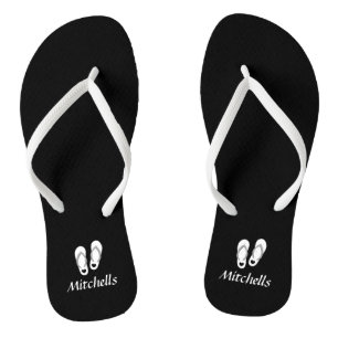 Chinelos Folhas de sacudir de praia personalizadas