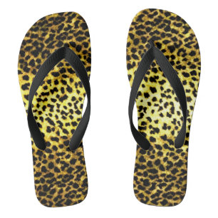 Chinelos Foto de Faux Leopard fur Impressão Wallpaper