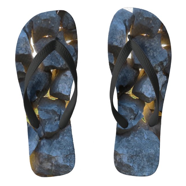 Chinelos Fotografia de Muro de Pedra Russo Croata (Pé da cama)