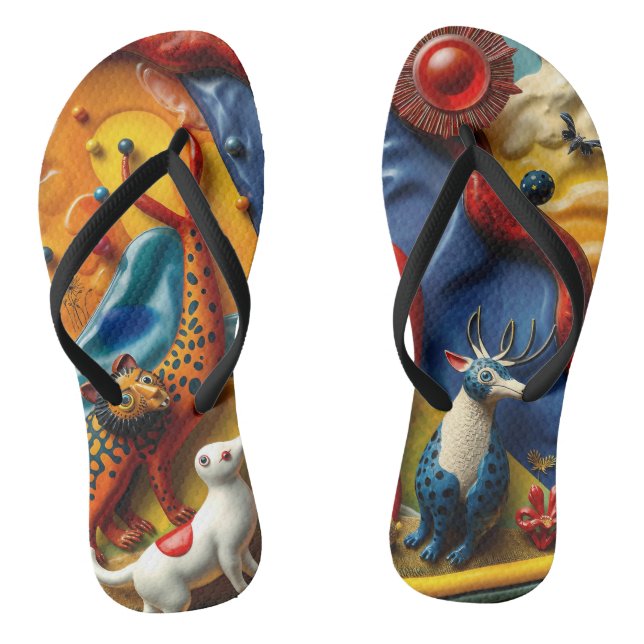 Chinelos full color 3D (Pé da cama)