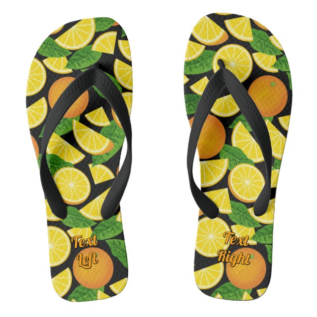 Chinelos Fundo Laranja (Pé da cama)