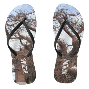 Chinelos Funky de Impressão Baobab