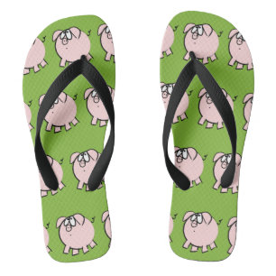 Chinelos Funny 4 Cartoon Pig Escolher Colour Men Sacudir Fl