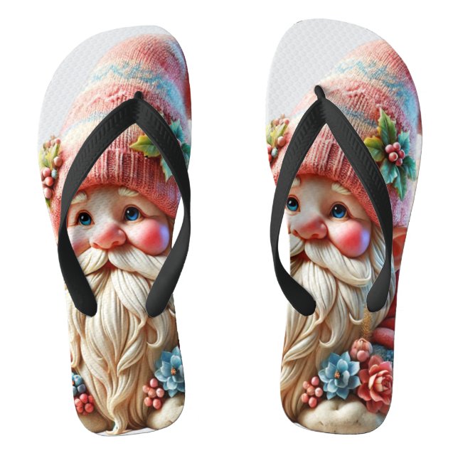 Chinelos Gnomo florido (Pé da cama)