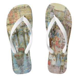 Chinelos Grand Canal, Veneza por Maurice Prendergast