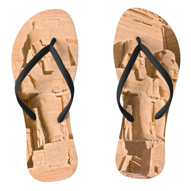 Chinelos Grande Templo de Abu Simbel - Ramsés II - Egito (Pé da cama)
