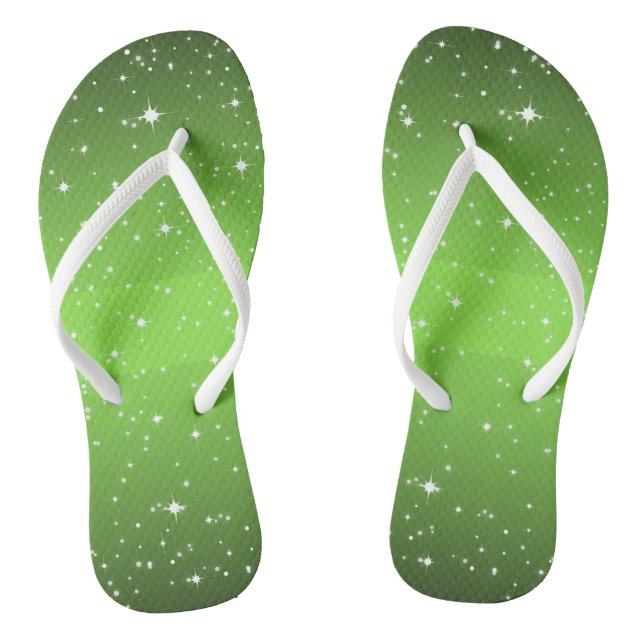 Chinelos GREEN Starry Night (Pé da cama)