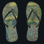 Chinelos Gustav Klimt - Casa do País pelo Attersee<br><div class="desc">Country House by the Attersee - Gustav Klimt,  Oil on Canvas,  1914</div>