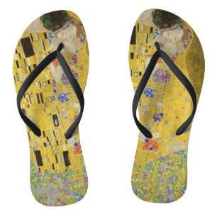 Chinelos Gustav Klimt - O Beijo