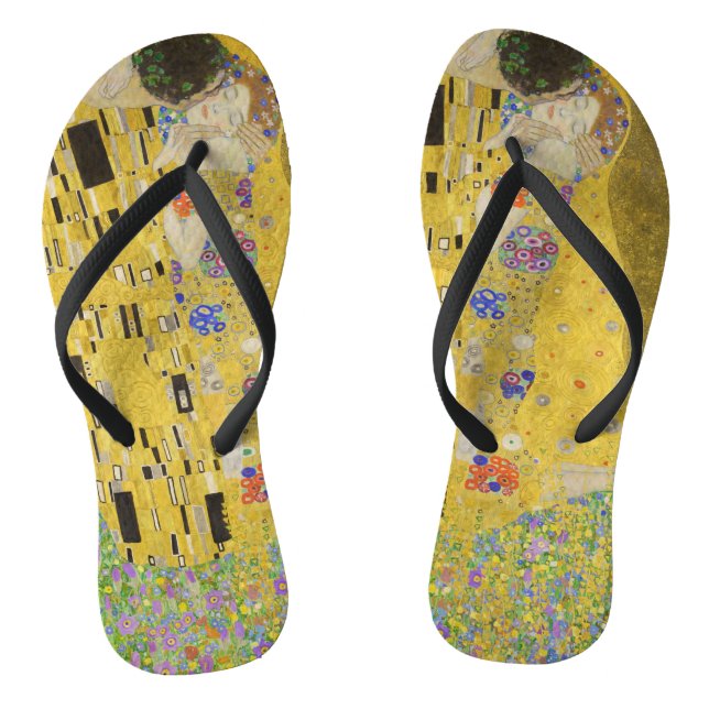 Chinelos Gustav Klimt - O Beijo (Pé da cama)