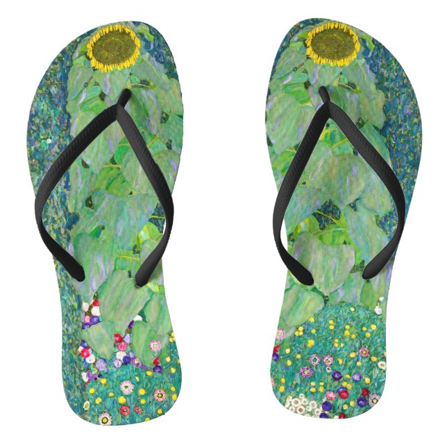 Chinelos Gustav Klimt - O Girassol (Pé da cama)