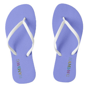 Chinelos HAMbyWG - Flip-Flops - Periwinkle w Multi Logo