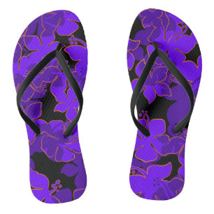 Chinelos Hanalei Hawaiian Hibiscus Camo Floral