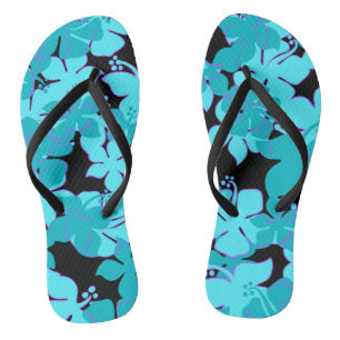Chinelos Hanalei Hawaiian Hibiscus Camo Floral