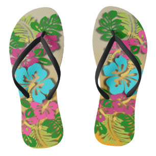 Chinelos havaianos de Luau