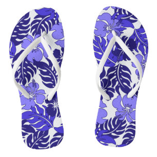 Chinelos Huakini Bay Havaiano Hibiscus Vintage Floral
