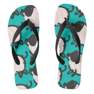 Chinelos Humor 2 Anos de Porco Aniversário Escolhe Cor Home